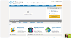 Desktop Screenshot of itoutsourcingservices.com